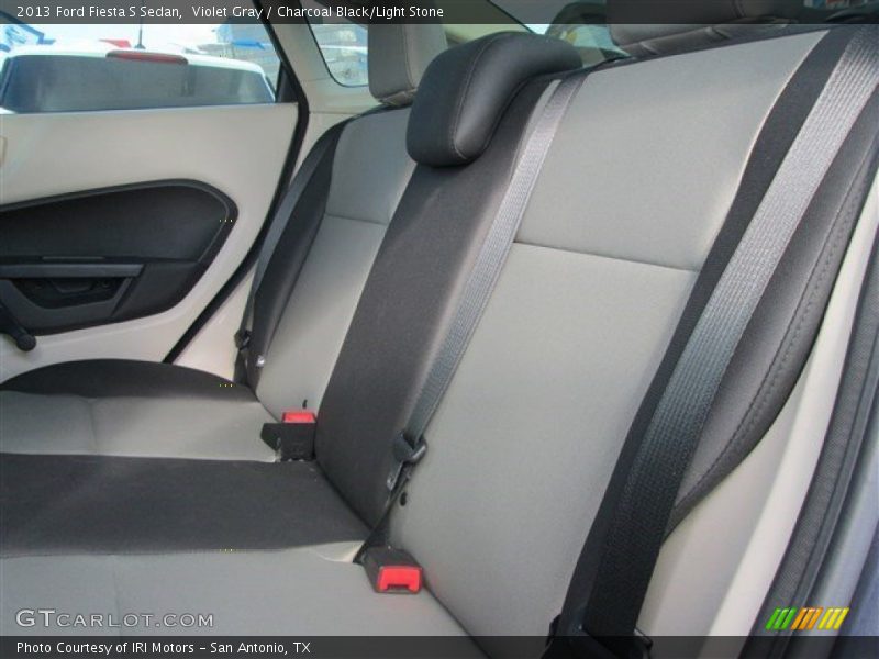 Violet Gray / Charcoal Black/Light Stone 2013 Ford Fiesta S Sedan