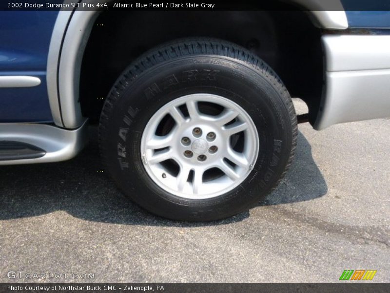Atlantic Blue Pearl / Dark Slate Gray 2002 Dodge Durango SLT Plus 4x4