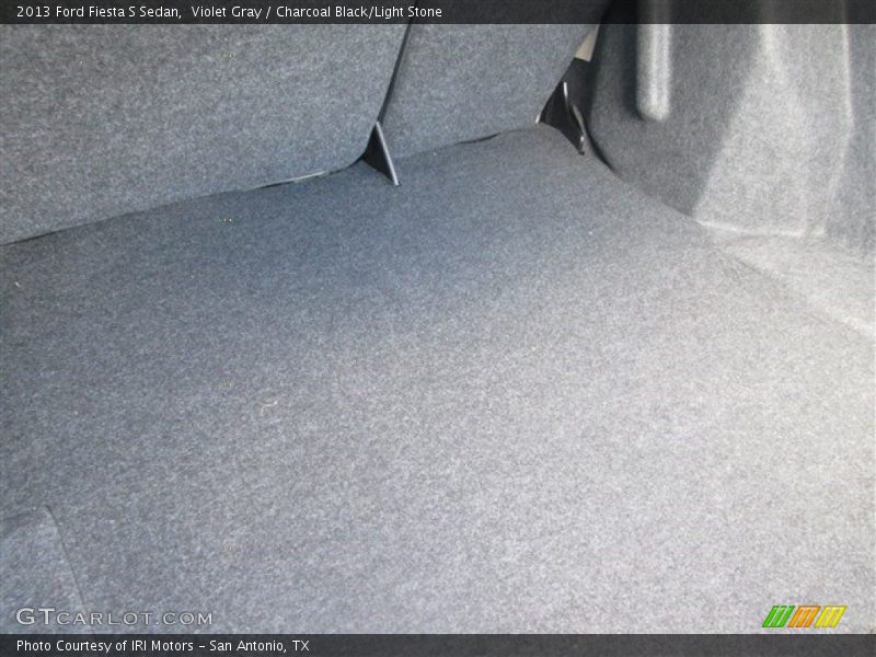 Violet Gray / Charcoal Black/Light Stone 2013 Ford Fiesta S Sedan