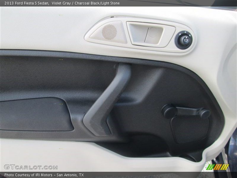 Violet Gray / Charcoal Black/Light Stone 2013 Ford Fiesta S Sedan