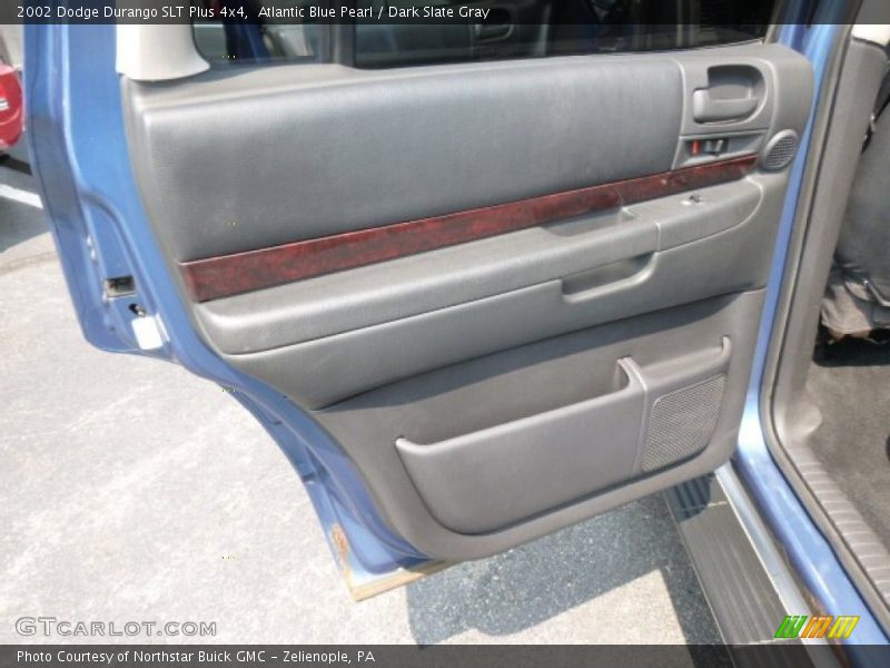 Atlantic Blue Pearl / Dark Slate Gray 2002 Dodge Durango SLT Plus 4x4