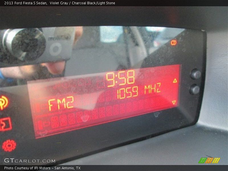 Violet Gray / Charcoal Black/Light Stone 2013 Ford Fiesta S Sedan