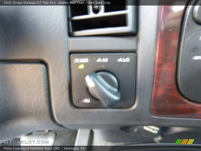 Atlantic Blue Pearl / Dark Slate Gray 2002 Dodge Durango SLT Plus 4x4