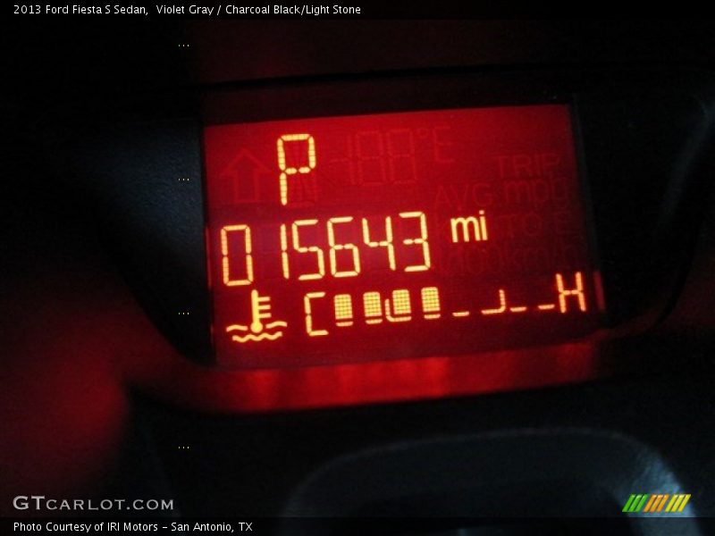 Violet Gray / Charcoal Black/Light Stone 2013 Ford Fiesta S Sedan
