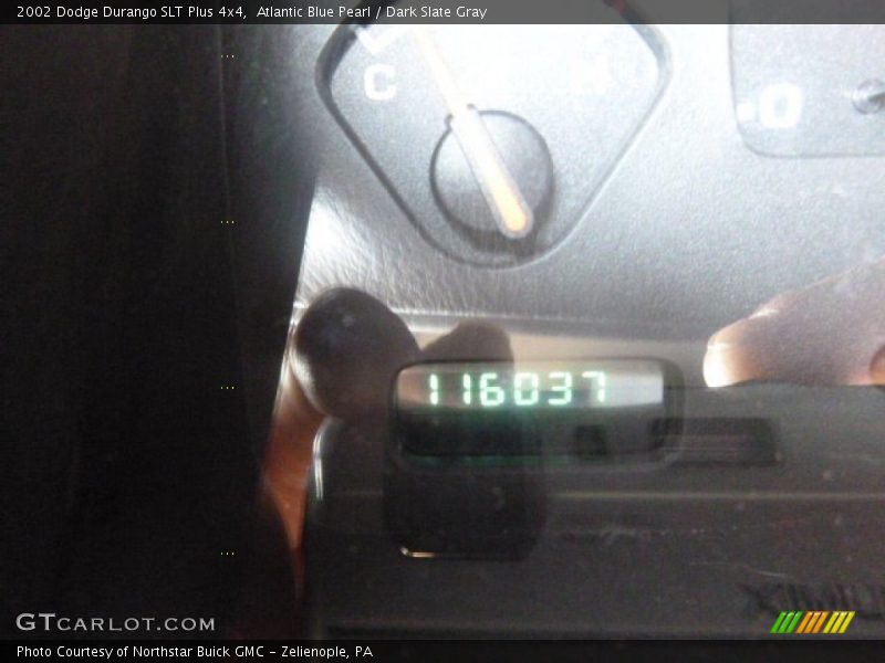 Atlantic Blue Pearl / Dark Slate Gray 2002 Dodge Durango SLT Plus 4x4