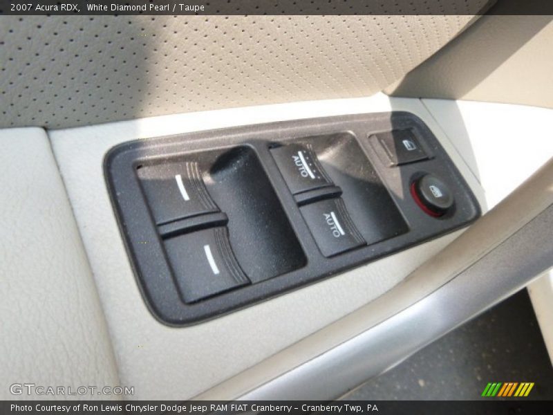 White Diamond Pearl / Taupe 2007 Acura RDX