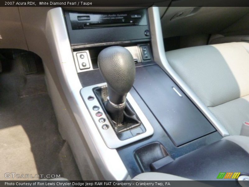 White Diamond Pearl / Taupe 2007 Acura RDX