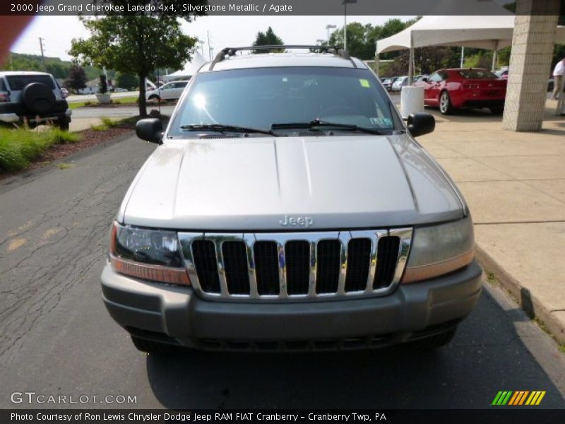 Silverstone Metallic / Agate 2000 Jeep Grand Cherokee Laredo 4x4