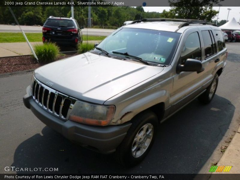 Silverstone Metallic / Agate 2000 Jeep Grand Cherokee Laredo 4x4