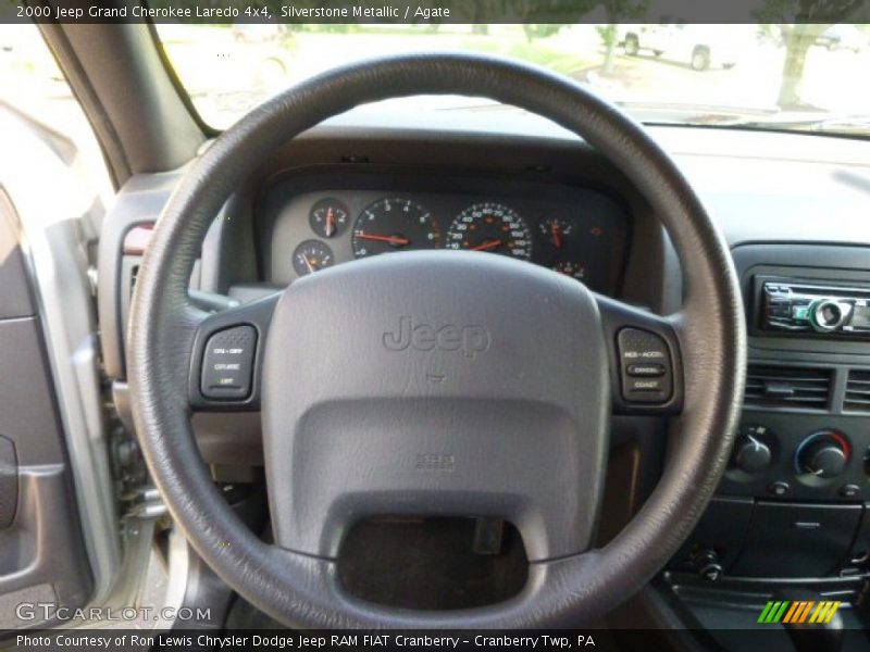 Silverstone Metallic / Agate 2000 Jeep Grand Cherokee Laredo 4x4
