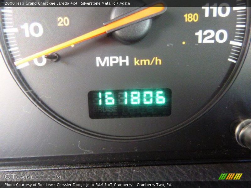 Silverstone Metallic / Agate 2000 Jeep Grand Cherokee Laredo 4x4