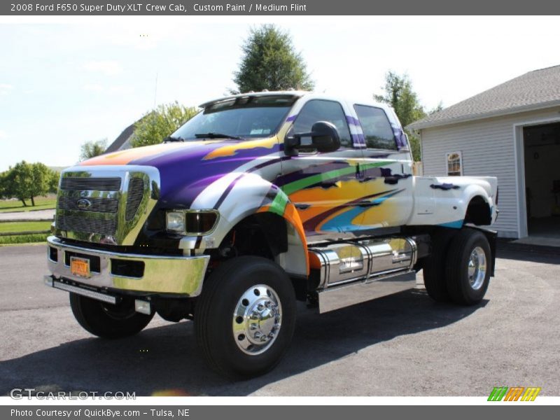 Custom Paint / Medium Flint 2008 Ford F650 Super Duty XLT Crew Cab