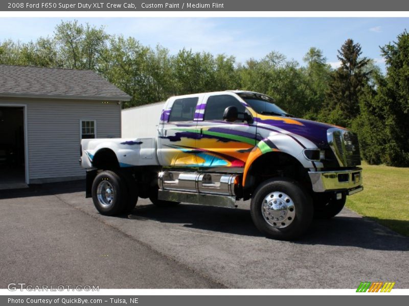 Custom Paint / Medium Flint 2008 Ford F650 Super Duty XLT Crew Cab