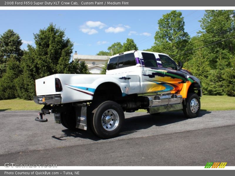 Custom Paint / Medium Flint 2008 Ford F650 Super Duty XLT Crew Cab