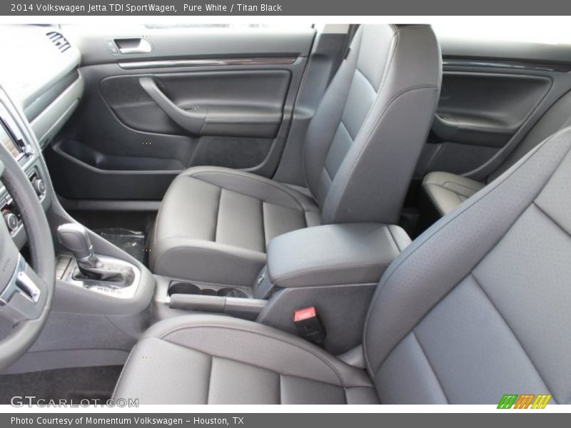 Pure White / Titan Black 2014 Volkswagen Jetta TDI SportWagen