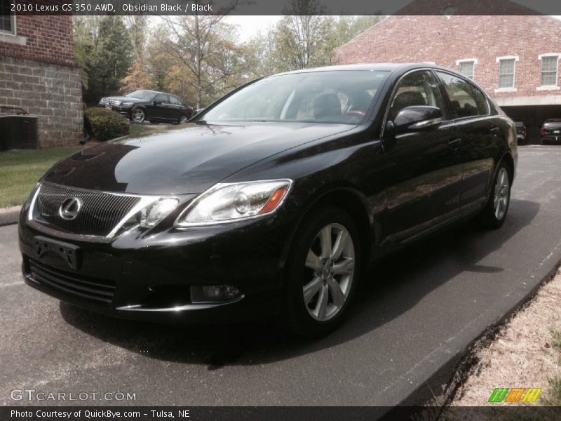 Obsidian Black / Black 2010 Lexus GS 350 AWD
