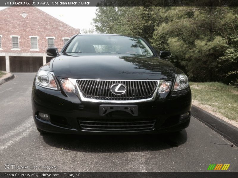 Obsidian Black / Black 2010 Lexus GS 350 AWD