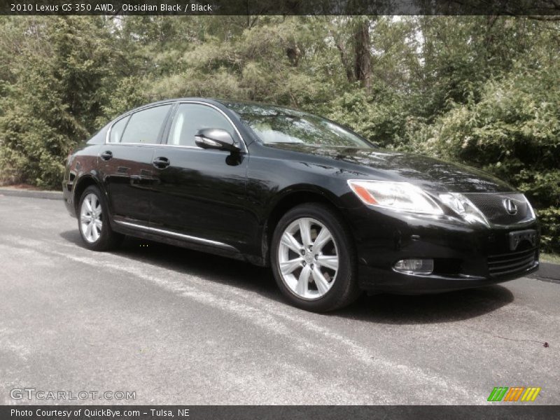 Obsidian Black / Black 2010 Lexus GS 350 AWD