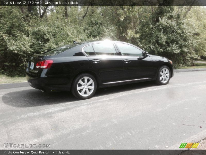 Obsidian Black / Black 2010 Lexus GS 350 AWD