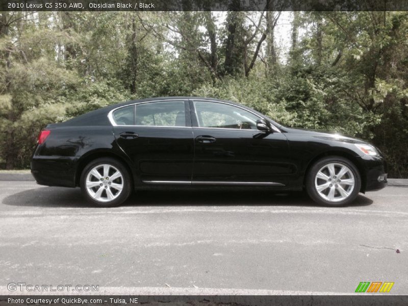 Obsidian Black / Black 2010 Lexus GS 350 AWD