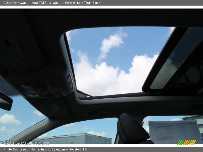 Pure White / Titan Black 2014 Volkswagen Jetta TDI SportWagen