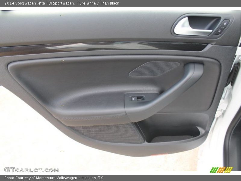 Pure White / Titan Black 2014 Volkswagen Jetta TDI SportWagen