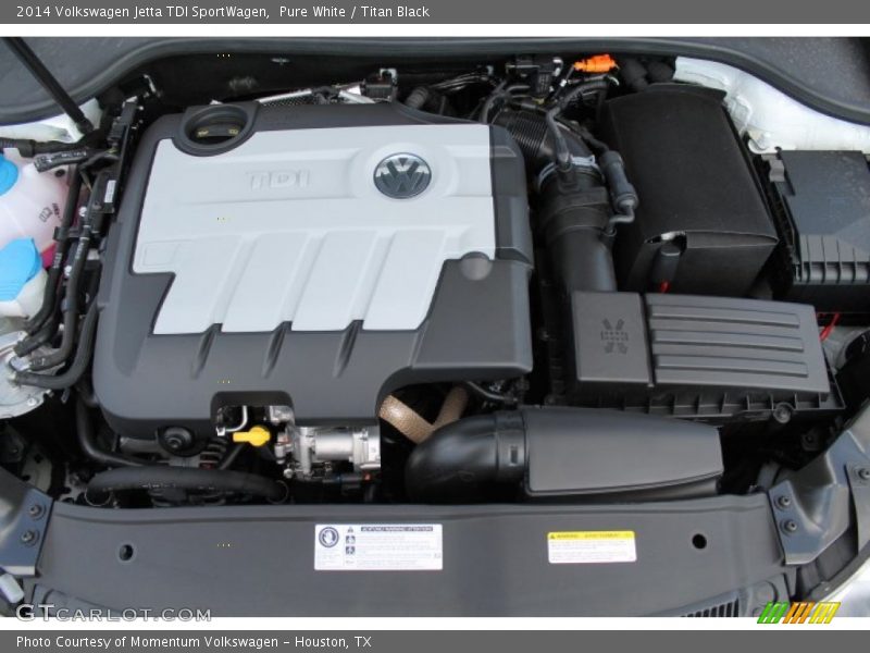 Pure White / Titan Black 2014 Volkswagen Jetta TDI SportWagen