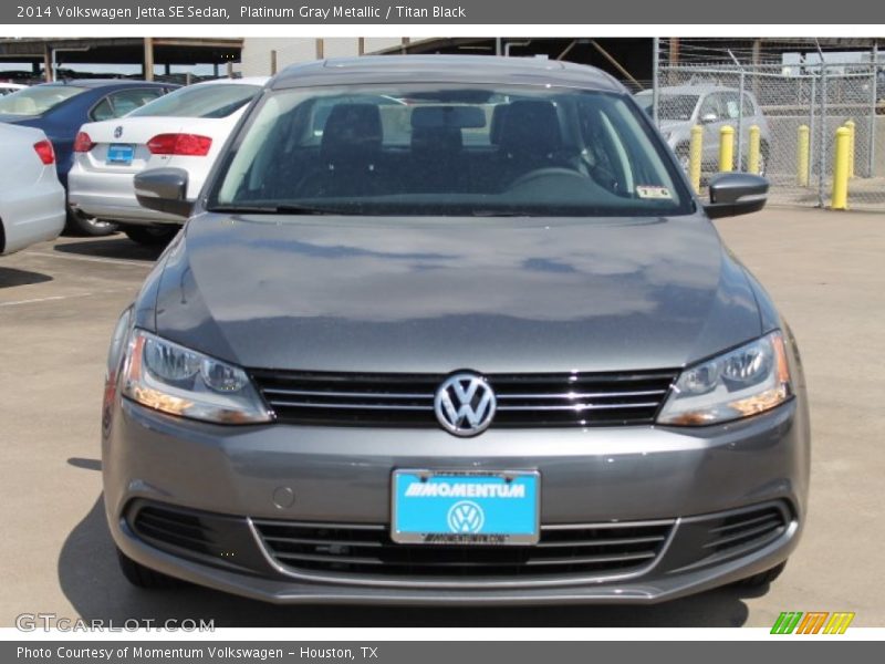 Platinum Gray Metallic / Titan Black 2014 Volkswagen Jetta SE Sedan