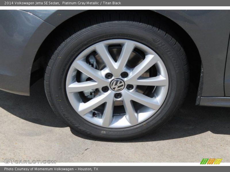 Platinum Gray Metallic / Titan Black 2014 Volkswagen Jetta SE Sedan