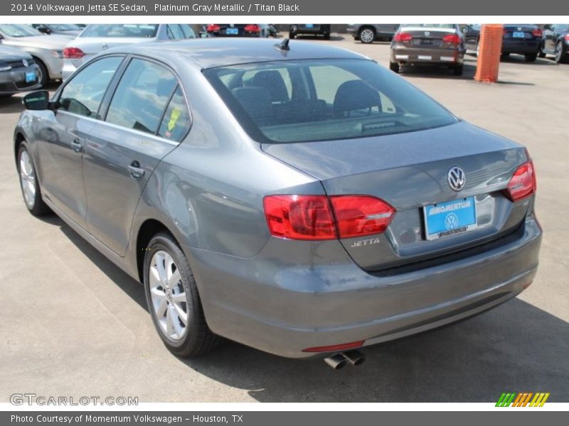 Platinum Gray Metallic / Titan Black 2014 Volkswagen Jetta SE Sedan