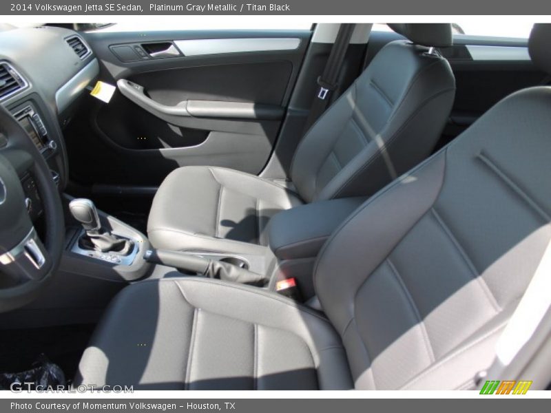 Platinum Gray Metallic / Titan Black 2014 Volkswagen Jetta SE Sedan