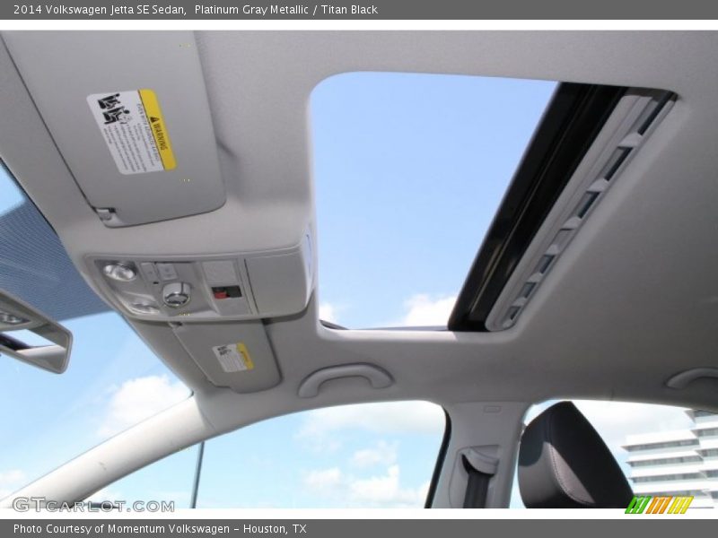 Platinum Gray Metallic / Titan Black 2014 Volkswagen Jetta SE Sedan