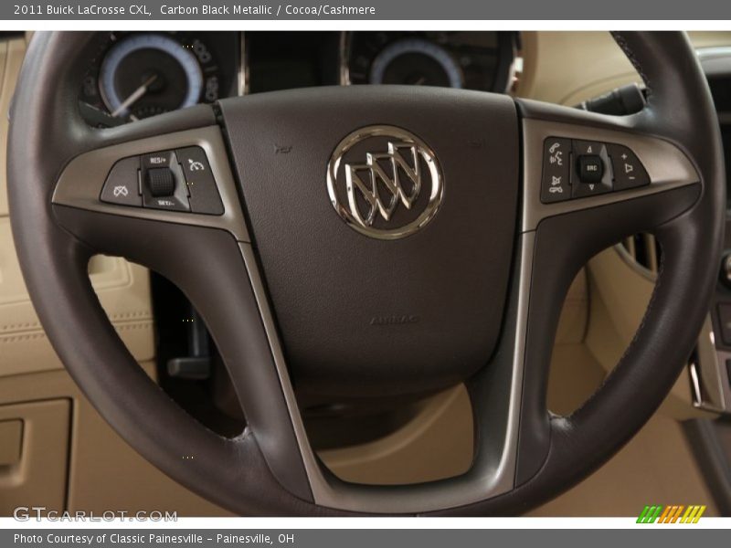 Carbon Black Metallic / Cocoa/Cashmere 2011 Buick LaCrosse CXL