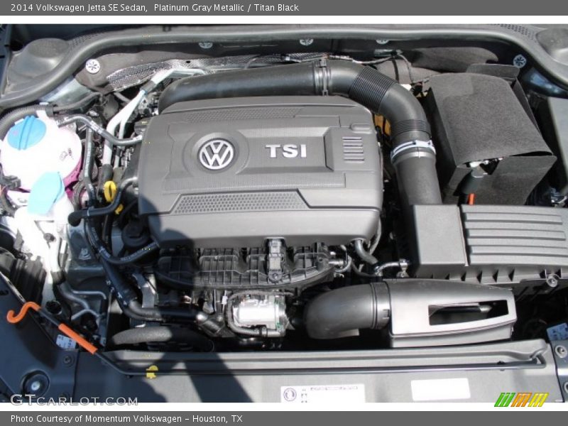 Platinum Gray Metallic / Titan Black 2014 Volkswagen Jetta SE Sedan