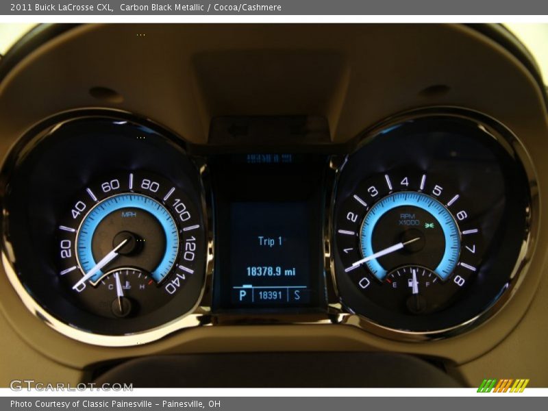 Carbon Black Metallic / Cocoa/Cashmere 2011 Buick LaCrosse CXL