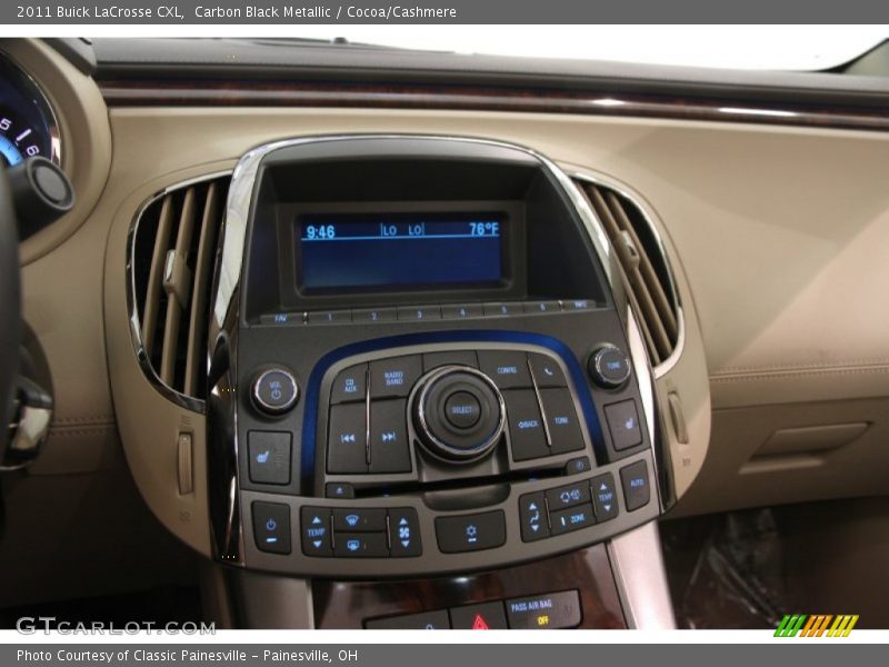 Carbon Black Metallic / Cocoa/Cashmere 2011 Buick LaCrosse CXL