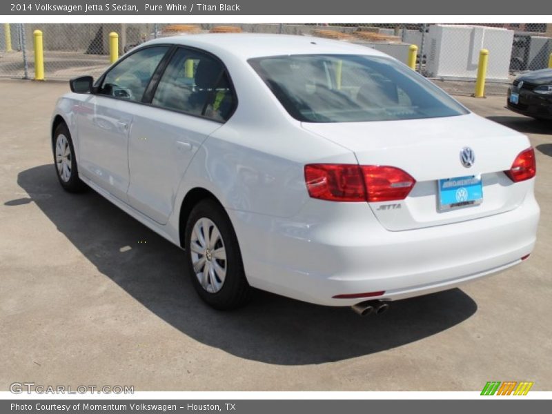 Pure White / Titan Black 2014 Volkswagen Jetta S Sedan