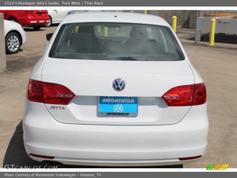 Pure White / Titan Black 2014 Volkswagen Jetta S Sedan