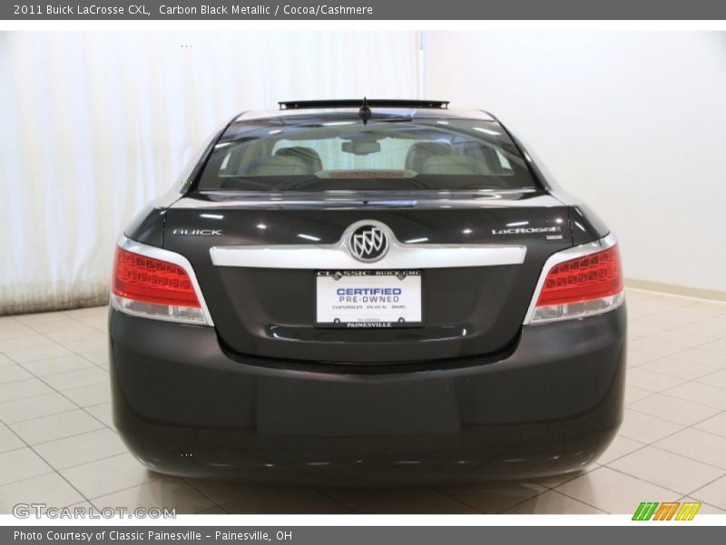 Carbon Black Metallic / Cocoa/Cashmere 2011 Buick LaCrosse CXL