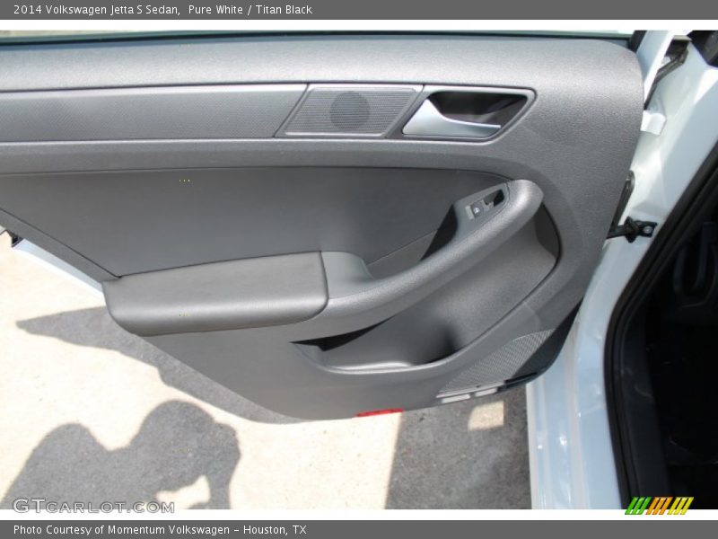 Pure White / Titan Black 2014 Volkswagen Jetta S Sedan
