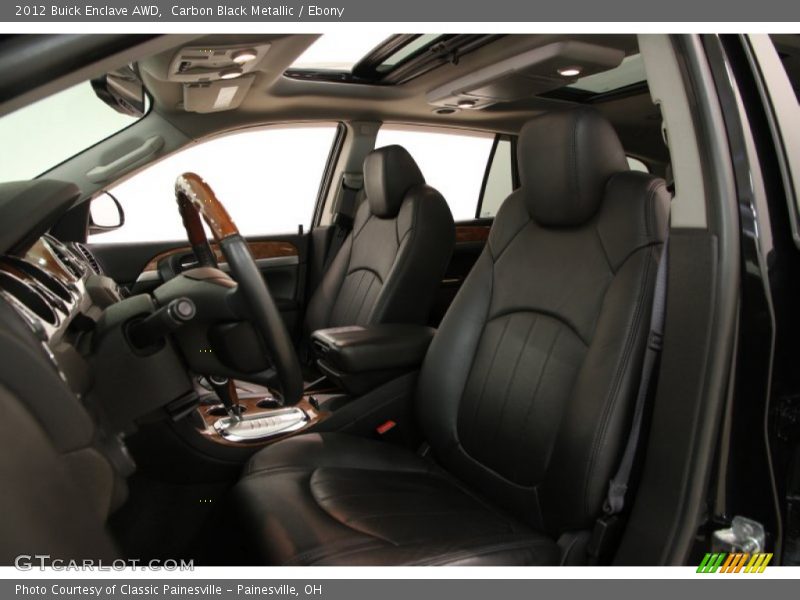 Carbon Black Metallic / Ebony 2012 Buick Enclave AWD