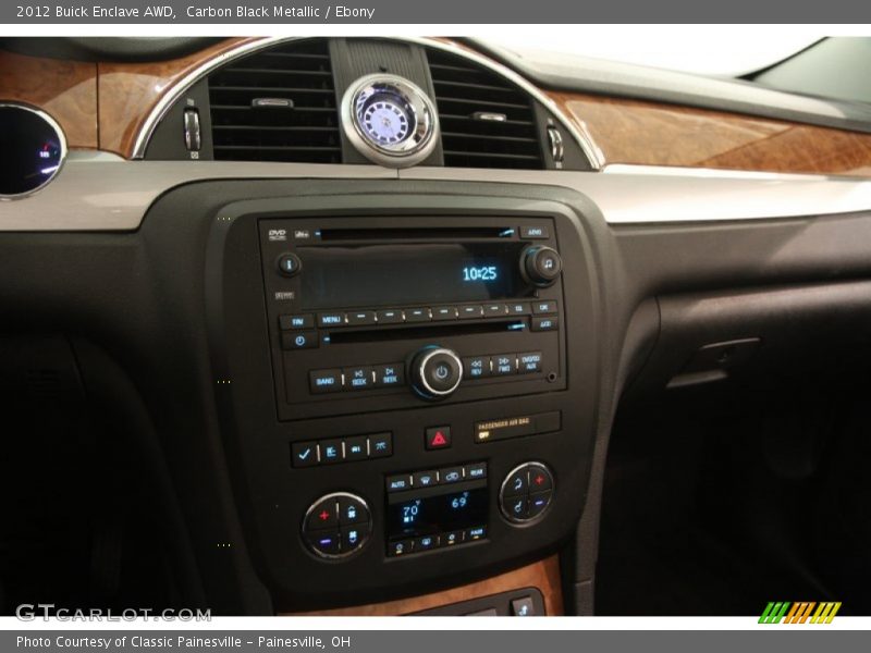Carbon Black Metallic / Ebony 2012 Buick Enclave AWD