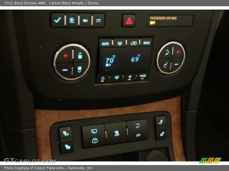 Carbon Black Metallic / Ebony 2012 Buick Enclave AWD