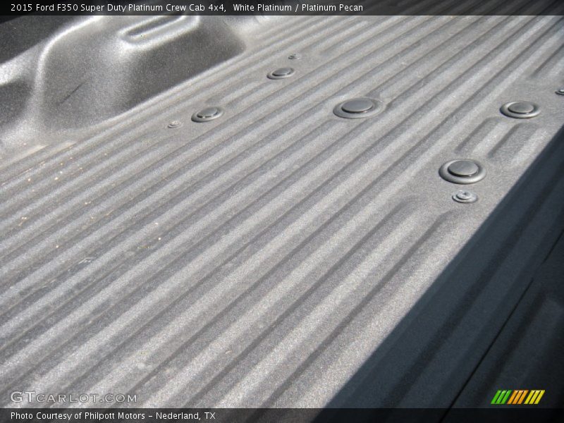 White Platinum / Platinum Pecan 2015 Ford F350 Super Duty Platinum Crew Cab 4x4