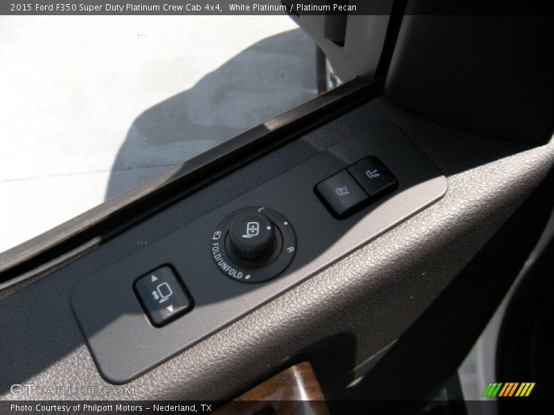 White Platinum / Platinum Pecan 2015 Ford F350 Super Duty Platinum Crew Cab 4x4