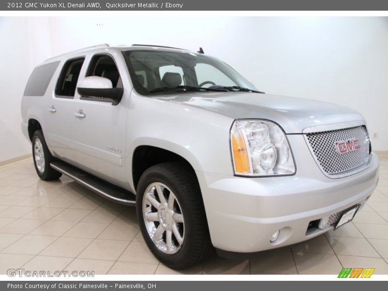 Quicksilver Metallic / Ebony 2012 GMC Yukon XL Denali AWD