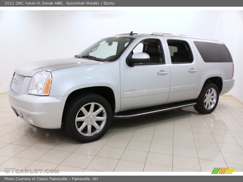 Quicksilver Metallic / Ebony 2012 GMC Yukon XL Denali AWD