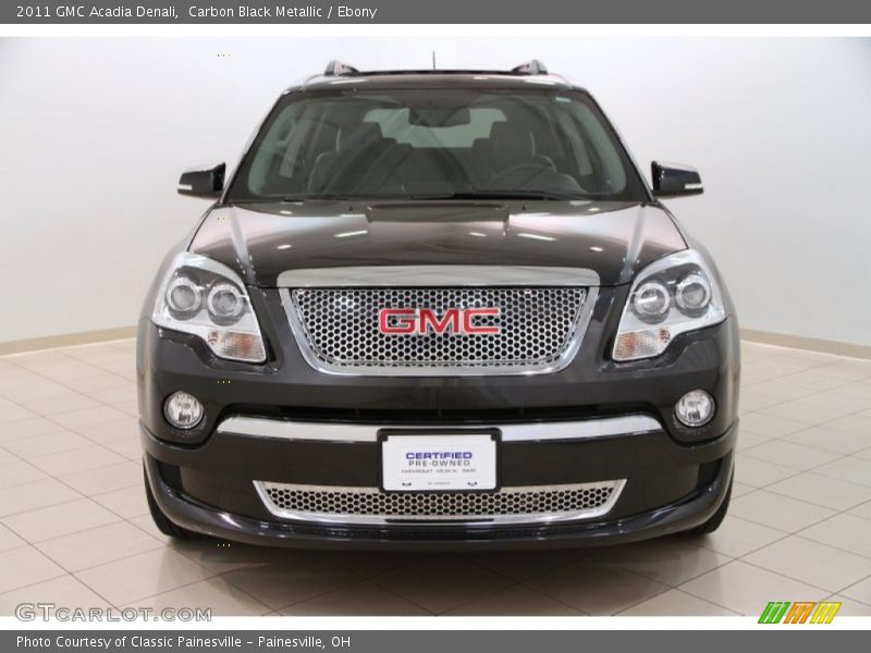 Carbon Black Metallic / Ebony 2011 GMC Acadia Denali