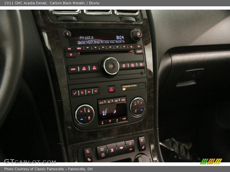 Carbon Black Metallic / Ebony 2011 GMC Acadia Denali