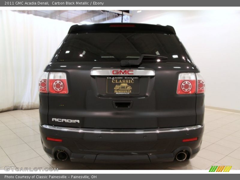 Carbon Black Metallic / Ebony 2011 GMC Acadia Denali